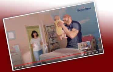Baby Flo in a Bepanthen Commercial