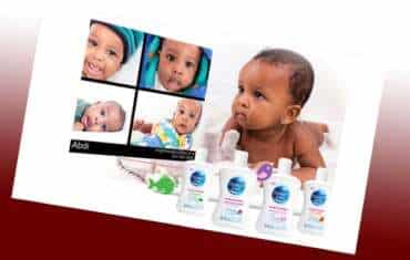Baby Abdi’s Oilatum Photoshoot
