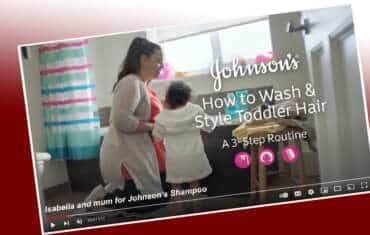 Isabella’s Johnson’s Baby Shampoo Advert