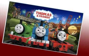 Toddler Noah in a Thomas & Friends Commercial