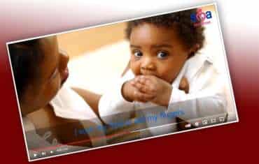 Babies in SMA Responsive Feeding Videos