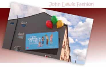 Child Model in a John Lewis Fashion Campaign
