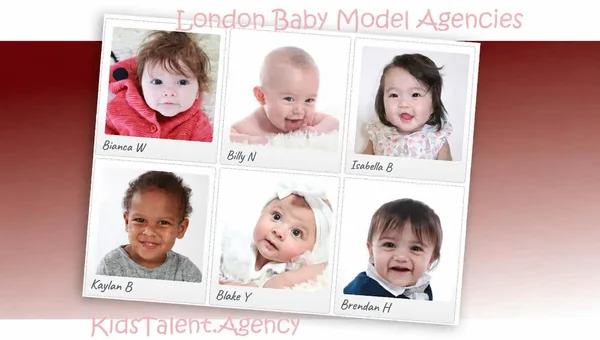 Babies represented for modelling and commercial casting work in London